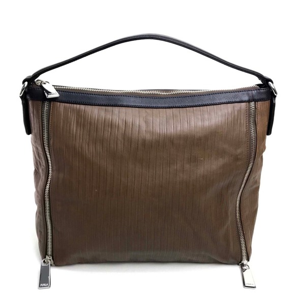 Furla Bag Semi Shoulder Bag Shoulder Bag Brown - Picture 1 of 10